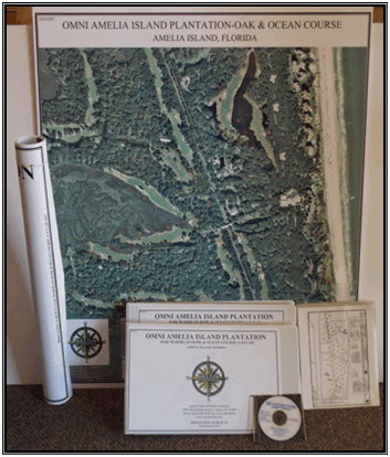 Samples of Deliverables - Glossy Wall Map, Laminated Books, As-Built Scaled Drawings