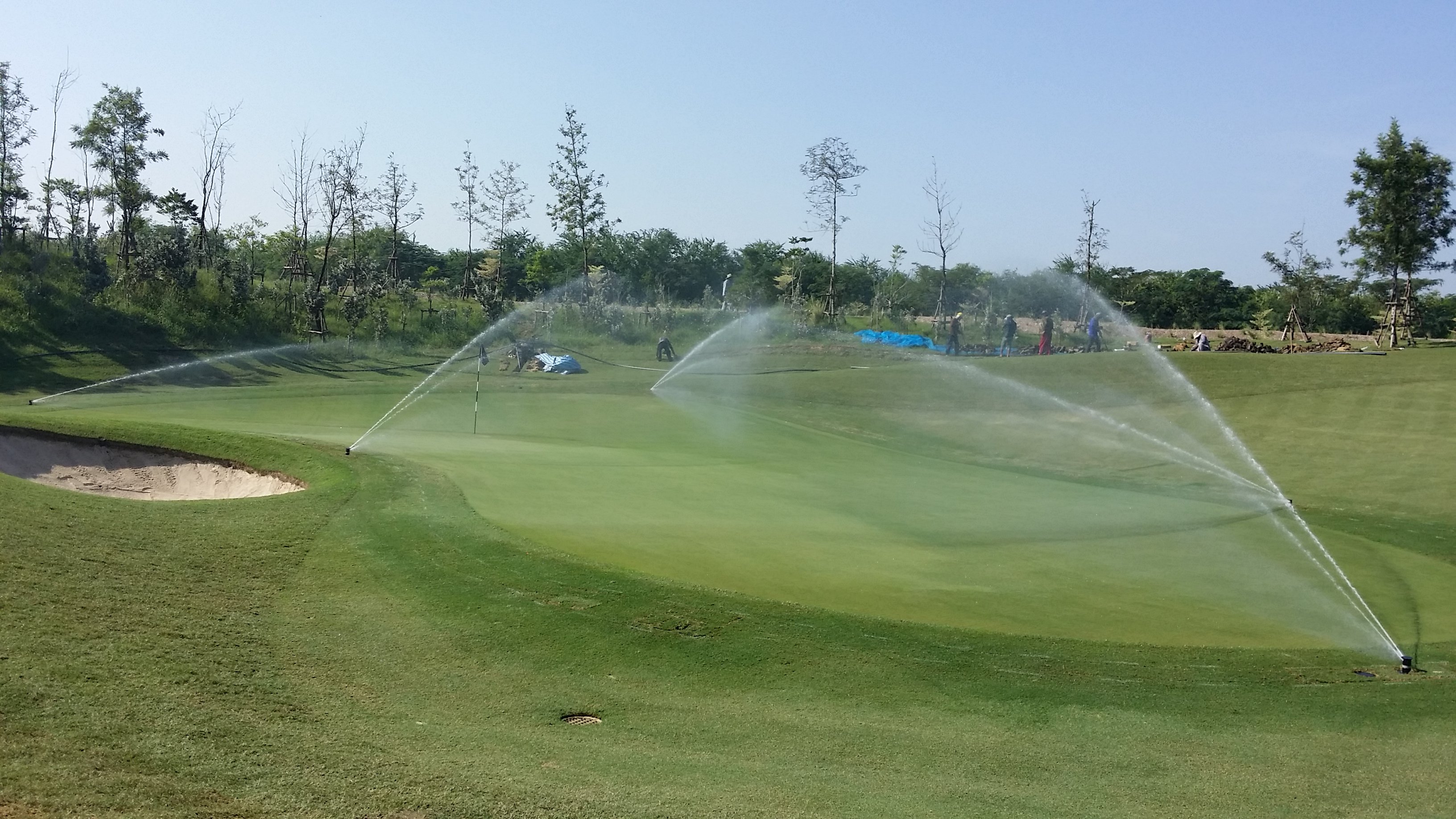 New Green 9 Green Sprinklers